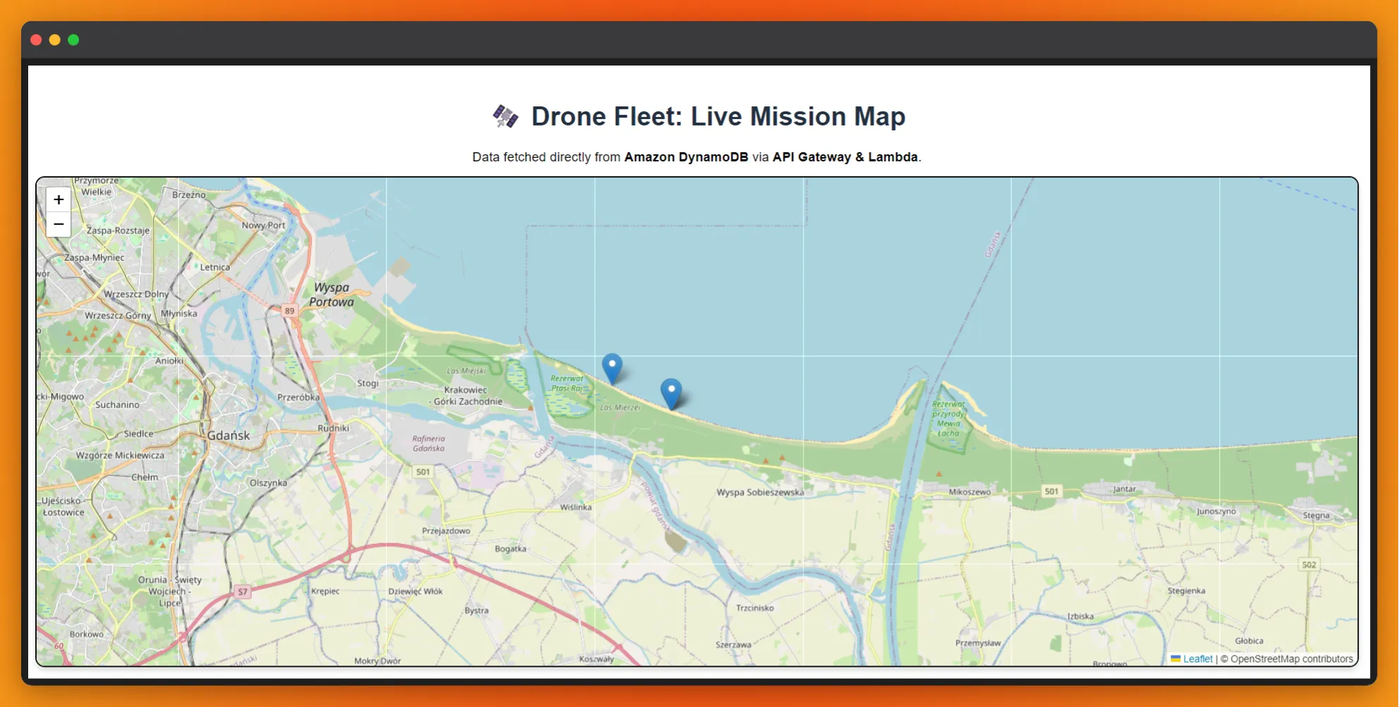 Drone Map Dashboard